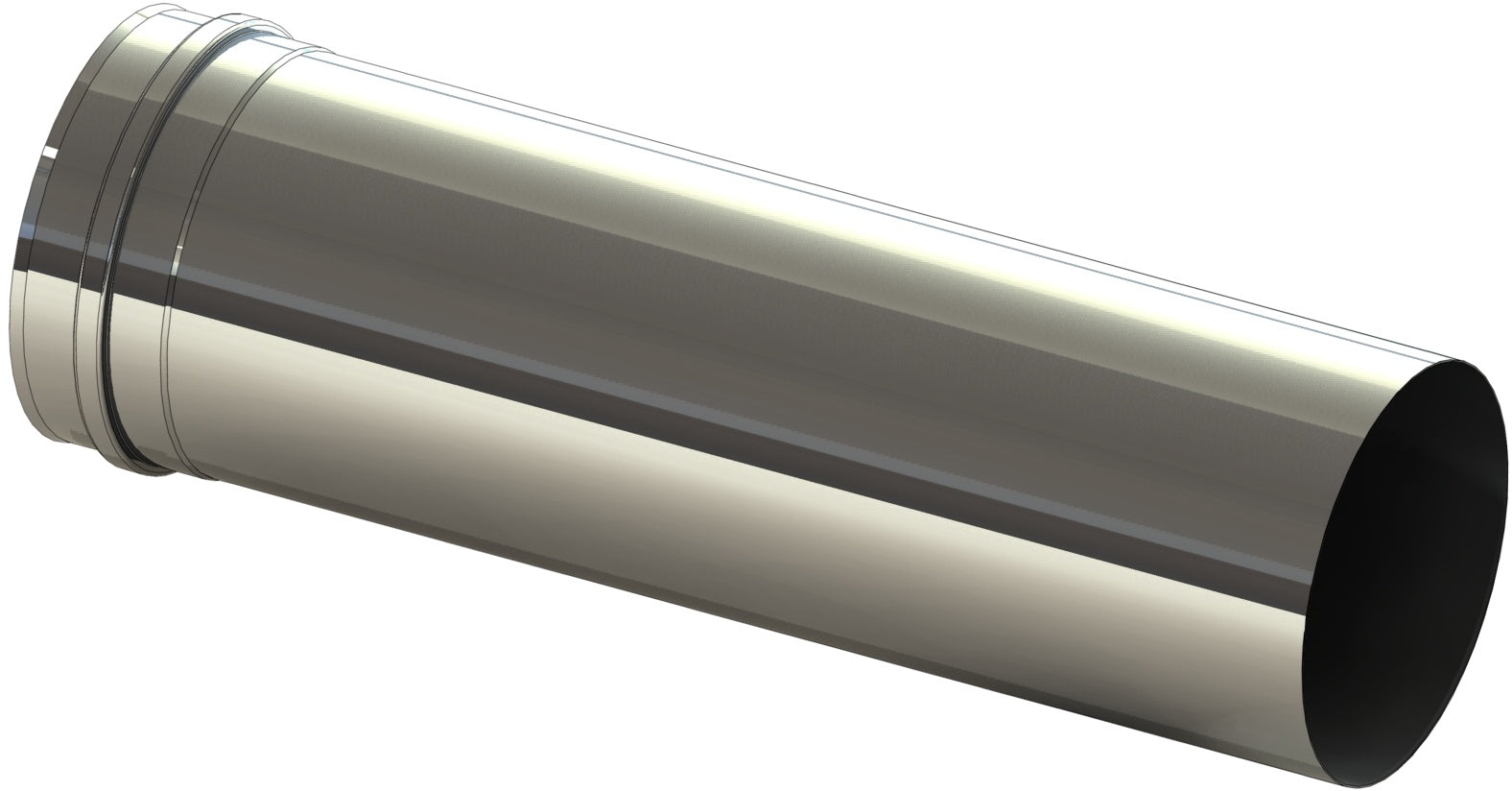 Edelstahlrohr L= 500 mm V2A