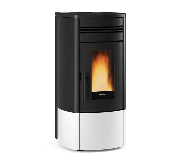 Extraflame Evolution Line Noris Plus weiß seitlich