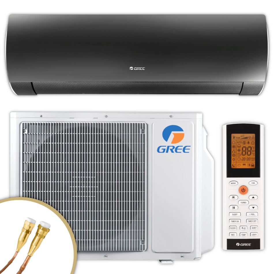 GREE | Monosplit-Klimaanlage FAIRY BLACK 18 | 5,2 kW | Quick-Connect