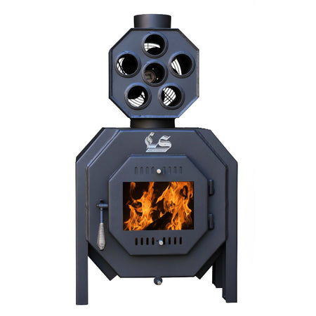 Werkstattofen Warmluftkaminofen FALCO ECO 8kW