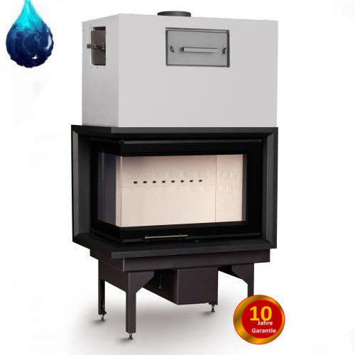FLAMEN - Wasserführender Kamineinsatz DONAU L S DG 14 kW 