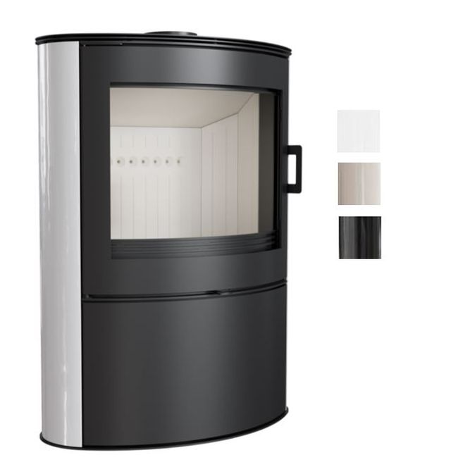 Kratki Kaminofen Koza AB S/2/KAFEL | mit Keramik | Farbwahl | 10 kW ➔ klimaworlv.com