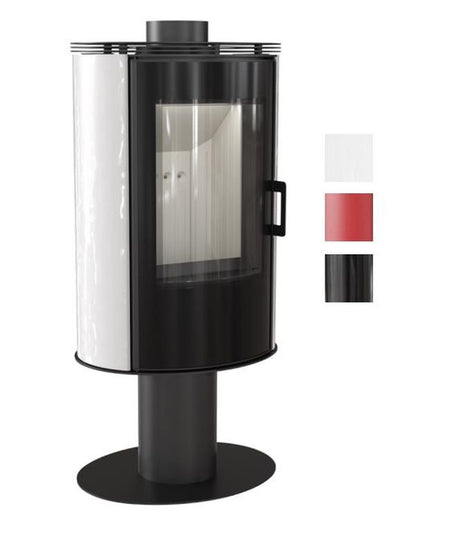 Kratki Kaminofen Koza AB S/N/O/DR/GL/KAFEL | Keramik | Farbwahl | 8 kW ➔ klimaworlv.com