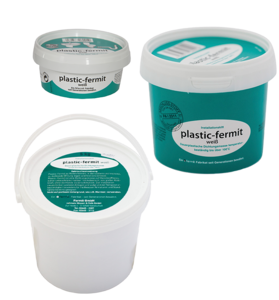 Plastic-Fermit-weiß 250 g Dose