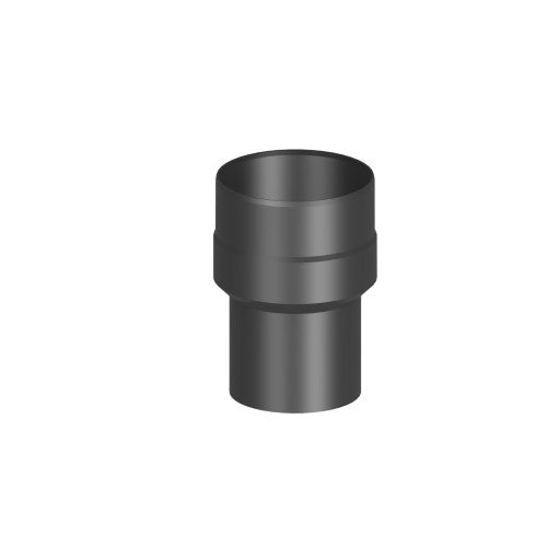 Ofenrohr/ Rauchrohr/ Erweiterung Ø 120-160mm, lackiert schwarz