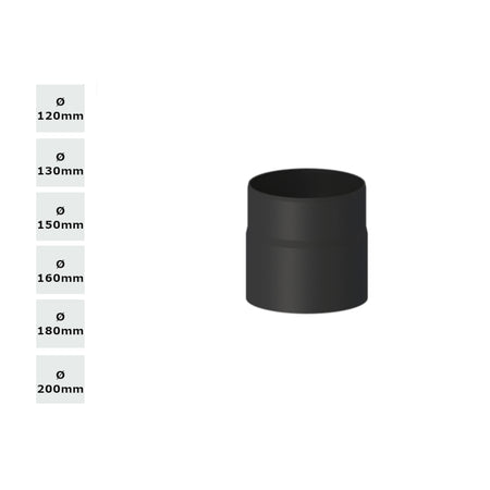 Längenelement 150 mm-kürzbar schwarz