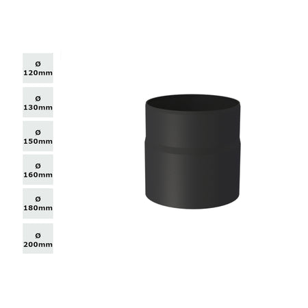 Jeremias FERRO-LUX Längenelement 150mm+Kondensatring schwarz