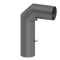 Winkelrohr / Ofenrohr / Rauchrohr FERRO Ø 120 mm, lackiert gußgrau