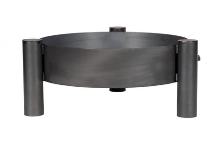Gardener runde, stabile Feuerschale mit Griffen | Ø80cm x H 30cm | Klimaworld.com 