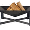 Gardener geometrische Feuerschale schlankes Design | 80x80cm x H 30cm