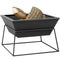 Gardener quadratische, abnehmbare Feuerschale | 60x60cm x H 30cm