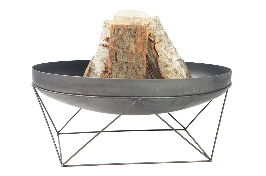Gardener runde Feuerschale auf kunstvollen Beinen | Ø60cm x H 30cm | TF-FS 122-2 | Klimaworld.com
