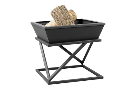 Gardener viereckige, abnehmbare Feuerschale | 50x50cm x H 48cm | TF-FS 126-1 | Klimaworld.com
