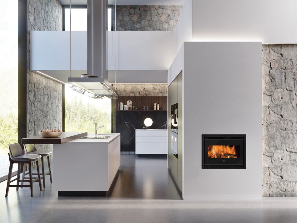 Edilkamin Kamineinsatz Firebox Evo 54 V, schwarz| klimaworld.com