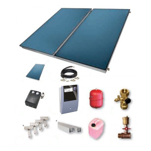 TWL Solarpaket FK200-4 Flachkollektorset 9,36m²