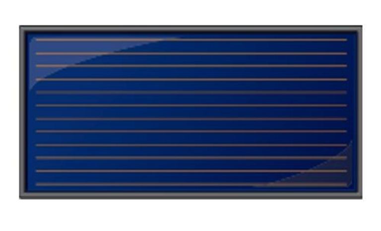Flachkollektor FKF-270 H Al/Cu horizontal mit 2,85 m² Bruttofläche