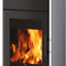 Edilkamin wasserf. Kaminofen Flamma 14 CS | 14,2 kW | Stahl Weiß