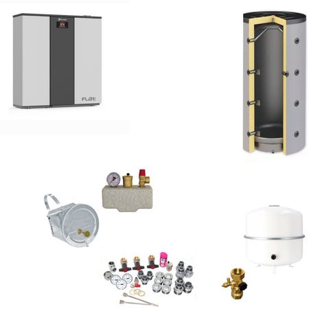 FLAT Basic 8 - Dieses Set ist ausschließlich für die Bereitstellung von Heizungswasser ausgelegt.