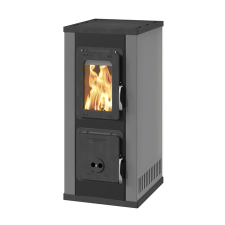 Thorma | Holzofen |  FLENSBURG II | schwarz/grau | 7 kW | klimaworld.com