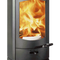 Austroflamm | FLOK 2.0 GRUNDGERÄT + KERAMOTT + GRIFF + WHF | Keramik schwarz-matt