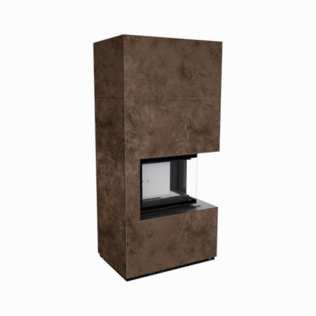 Kratki Kaminbausatz FLOKI BOX Oxide Moro | klimaworld.com