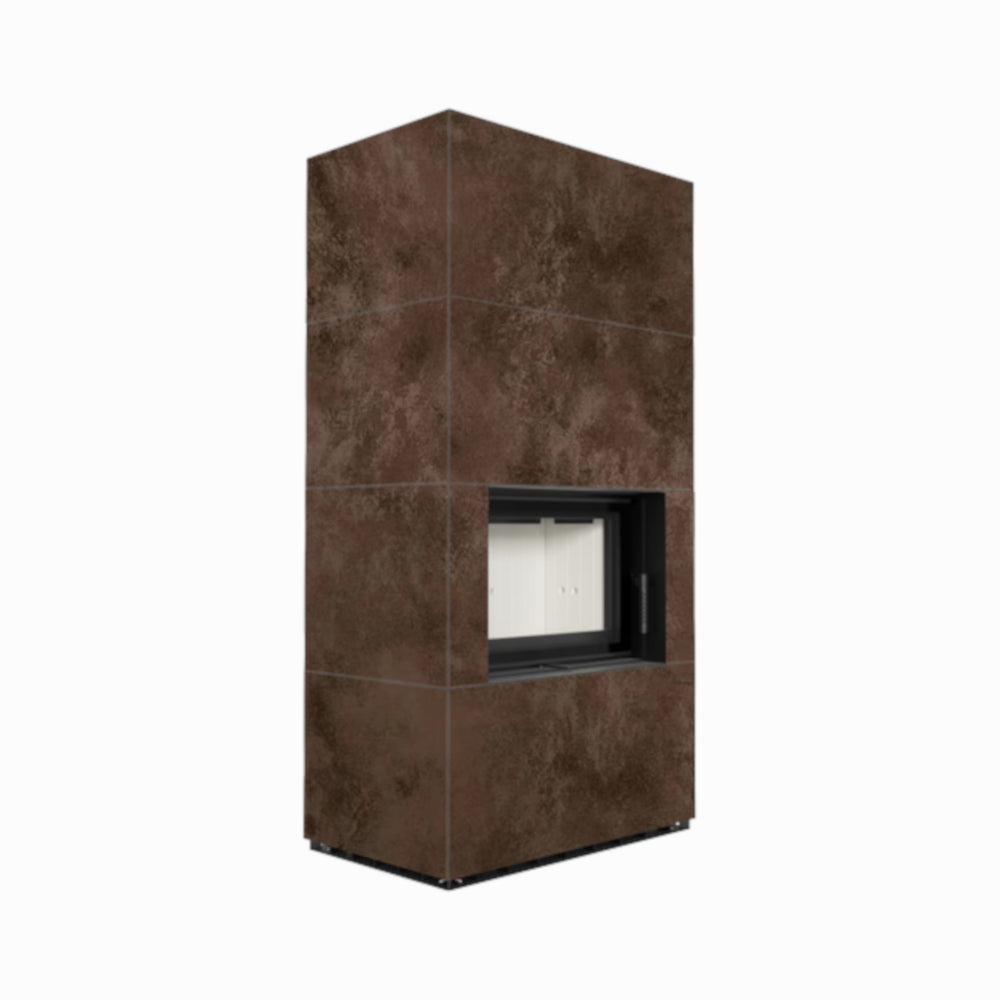Kratki Kaminbausatz FLOKI BOX Oxide Moro | klimaworld.com