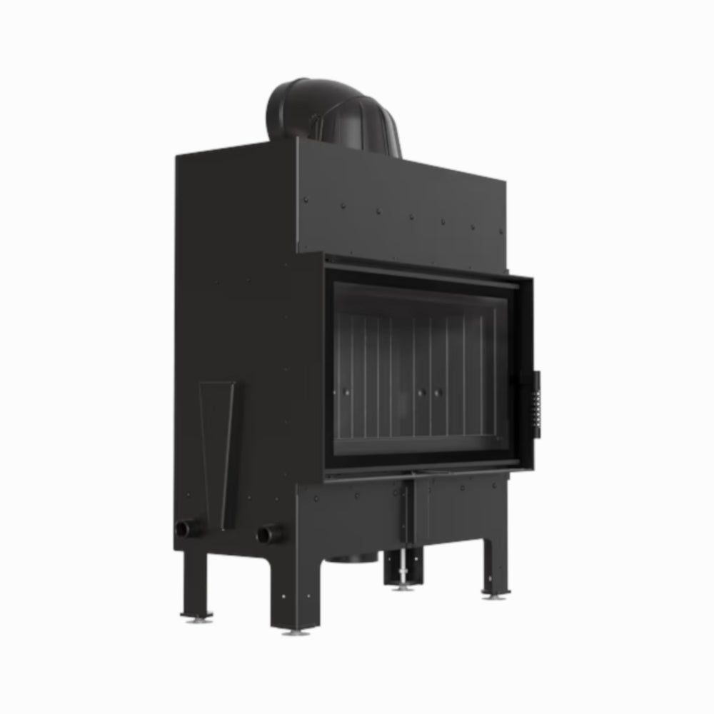 Kratki Luftkamin FLOKI M mit schwarzem Brennraum |  klimaworld.com
