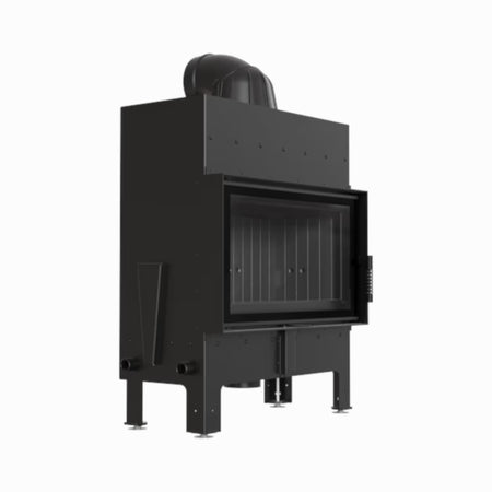 Kratki Luftkamin FLOKI M mit schwarzem Brennraum |  klimaworld.com