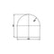 Haas+Sohn | Kamin Glasplatte, Funkenschutzplatte | Form C