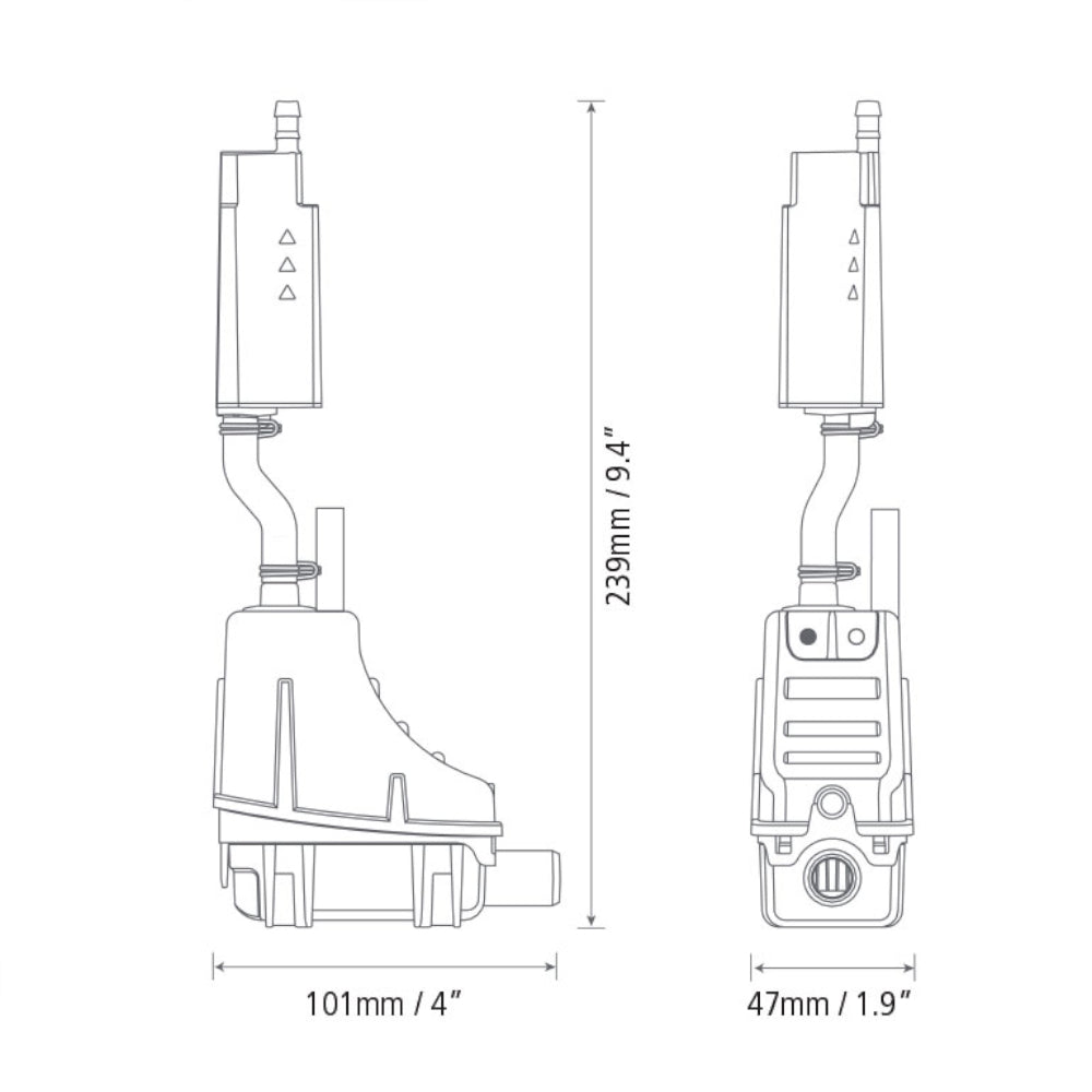 ASPEN | Kondensatpumpe Silent+ Mini Lime OEM | ohne Kanal