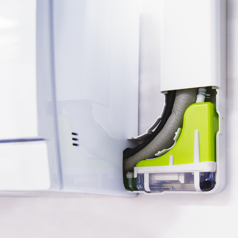 ASPEN | Kondensatpumpe SILENT+ MINI LIME | eingebaut