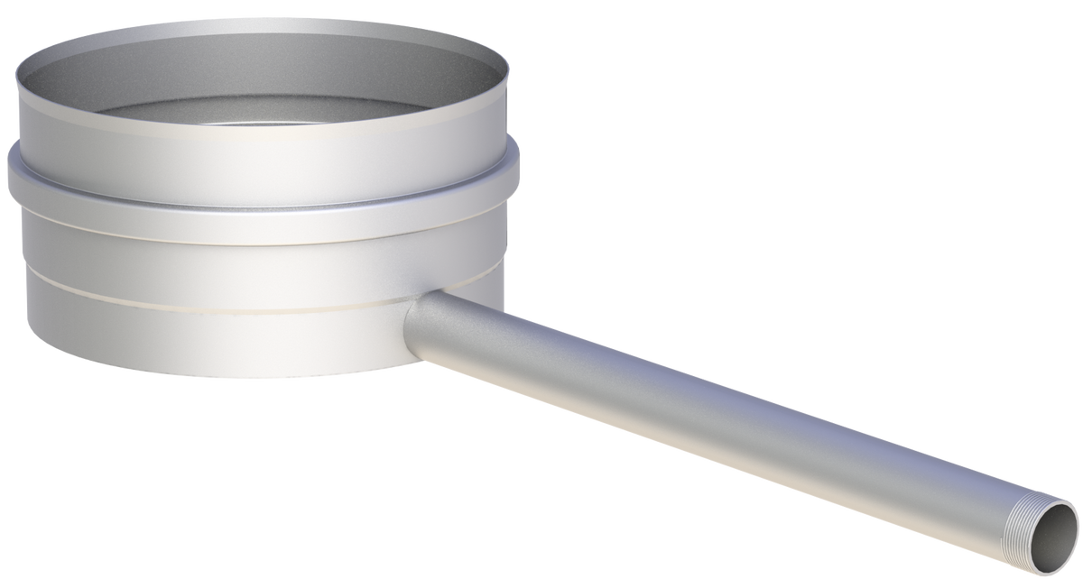 Kondensatschale mit Ablauf 250 mm und 1/2'' Nippel Ø 500 mm