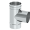T-Anschluss 87° mit Wassernase Abgang l= 108 mm Ø 080 mm