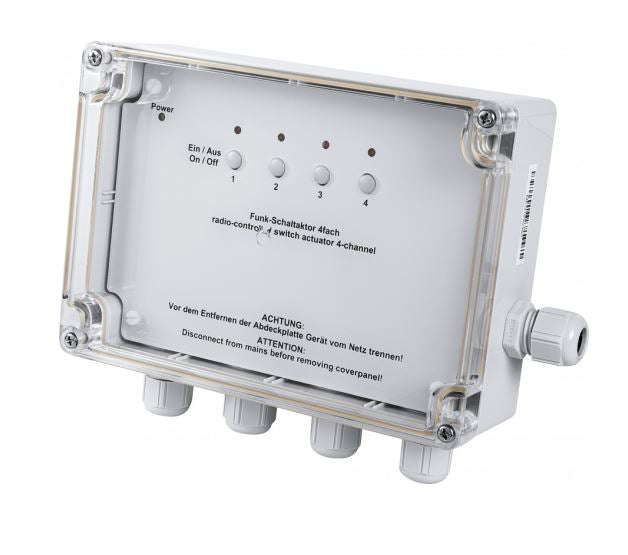 Homematic Funk Schaltaktor 4-fach - Aufputz | eQ-3 | HM-LC-Sw4-SM-2
