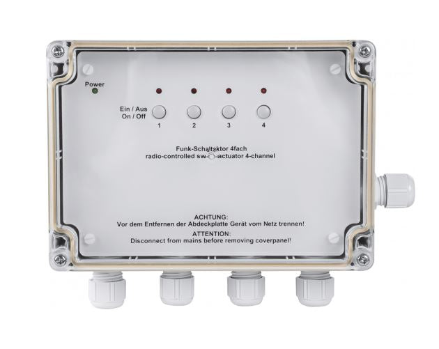 Homematic Funk Schaltaktor 4-fach - Aufputz | eQ-3 | HM-LC-Sw4-SM-2