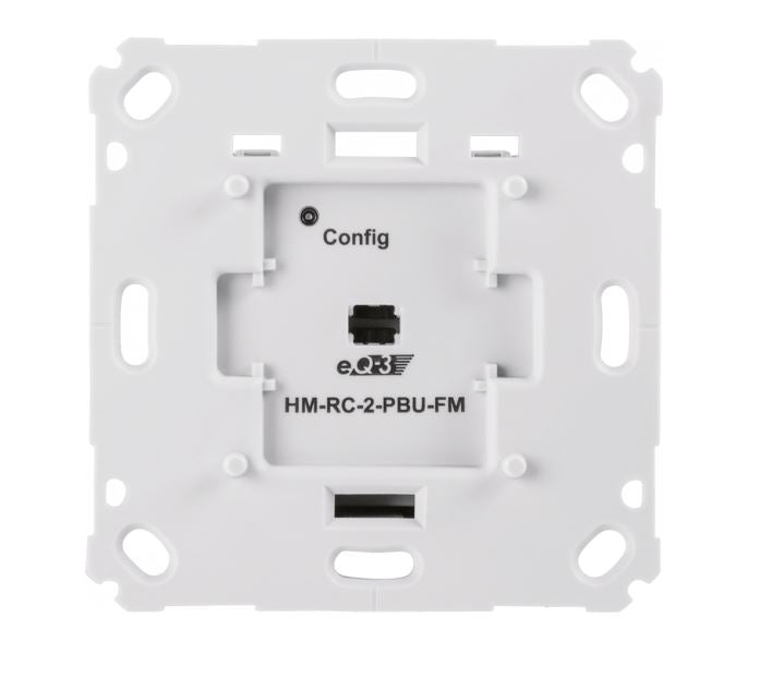 Homematic Funk-Sender für Markenschalter 2-fach | HM-RC-2-PBU-FM