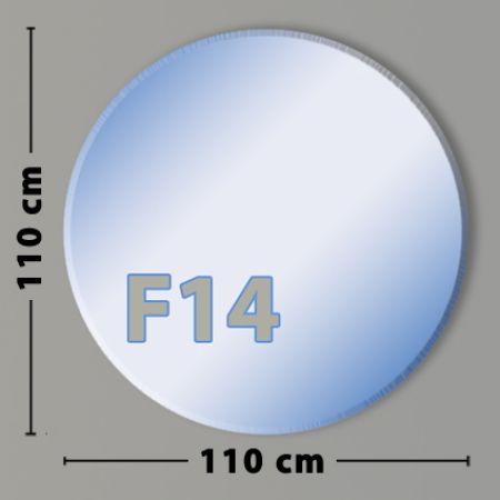 Kreis F14 Funkenschutzplatte aus Sicherheitsglas