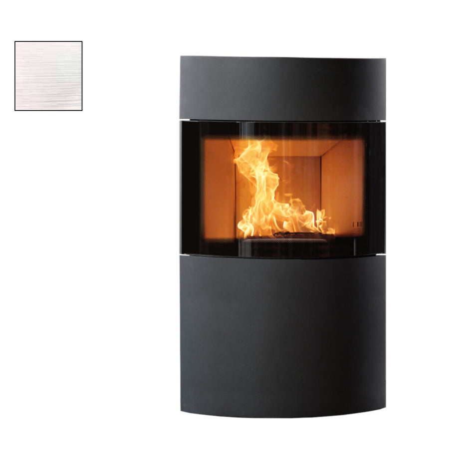 Austroflamm | FYNN XTRA KERAMIKFRONT OBEN | weiß rille fein