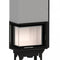 Warmluft Kamineinsatz Flamen Gama, Eckglas  6,5kW