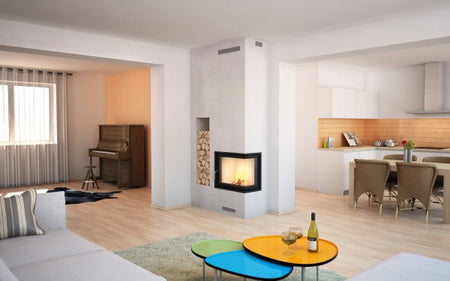 Warmluft Kamineinsatz Flamen Gama R S 60/50 6,5kW
