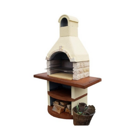 KRETZ | Gartengrill / Gartenkamin Fluorit | mit Sandsteinziegeln ➔ klimaworlv.com