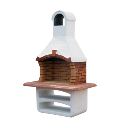 KRETZ | Gartengrill / Gartenkamin Topaz | in weißer Betonoptik ➔ klimaworlv.com