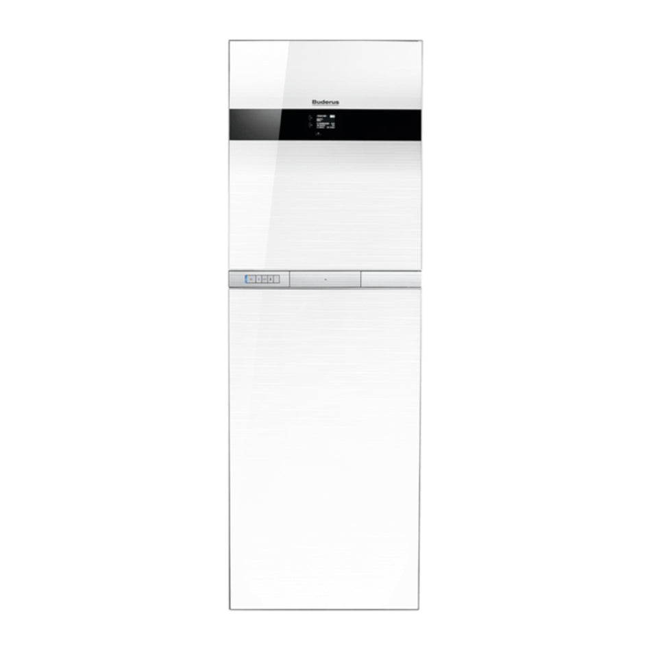 BUDERUS | Gas-Brennwert-Hybridsystem | GBH192-15iT150S weiß | 15 kW