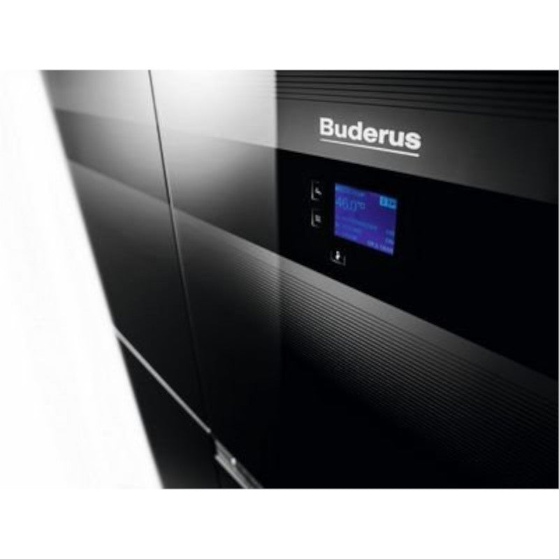 BUDERUS | Gas-Brennwert-Hybridsystem | GBH192-15iT150S schwarz | 15 kW