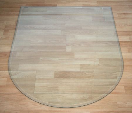 Rundbogen F04 Funkenschutzplatte Glasbodenplatte aus Sicherheitsglas