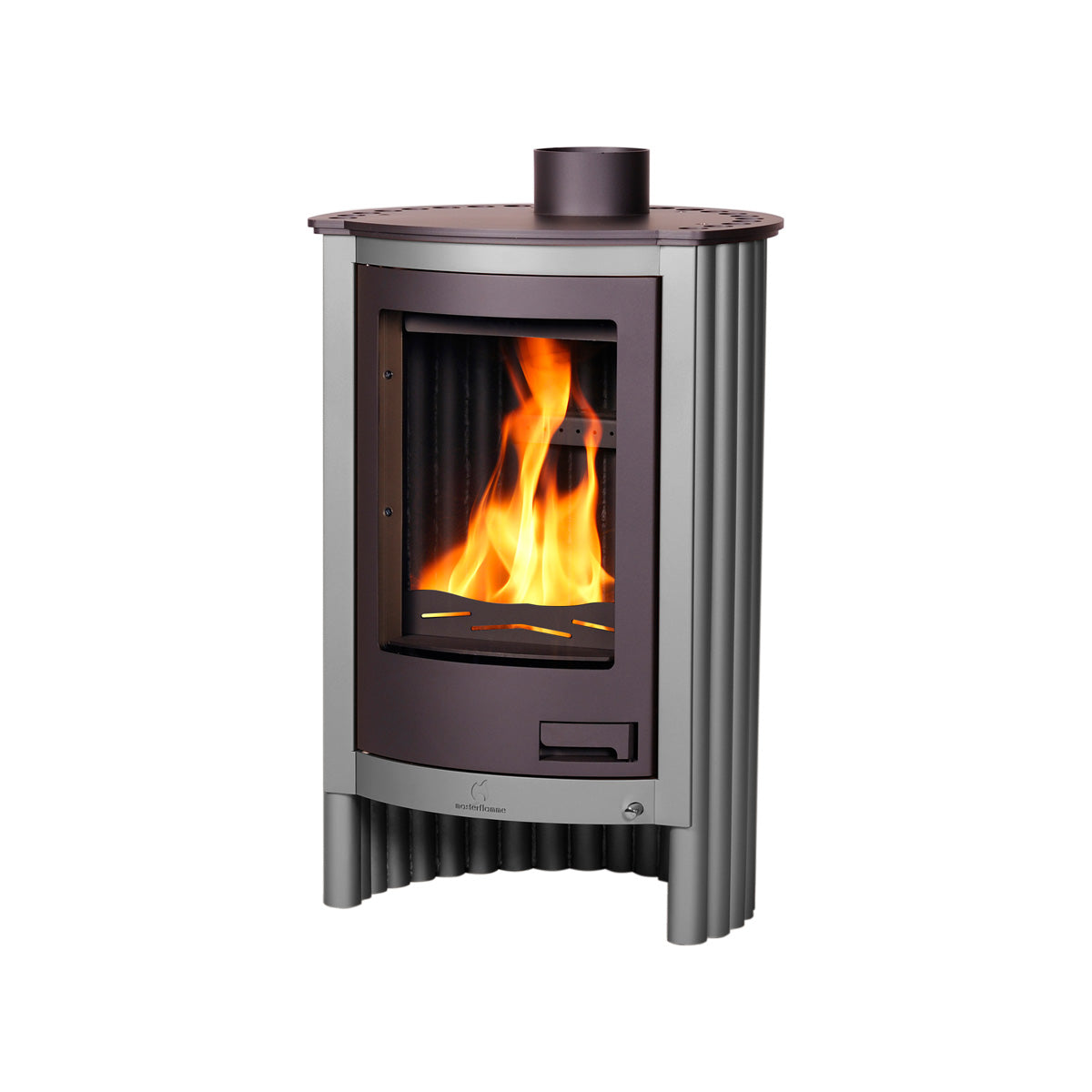 HS Flamingo Warmluftofen Masterfalmme Piccolo I grau | Klimaworld.com