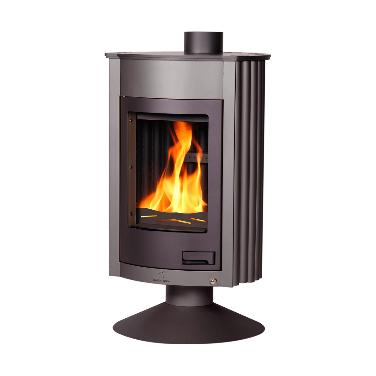 HS Flamingo Warmluftofen Masterflamme Medie II, grau | klimaworld.com