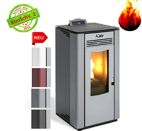 KALOR Pelletkaminofen Perfecta Majolica Lidia 16 mit 15 kW