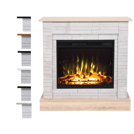 Aflamo LED Standkamin Vigo Stone Beton