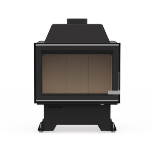 KRETZ | Kamineinsatz F 103 | gerade Scheibe | Stahl | 10 kW